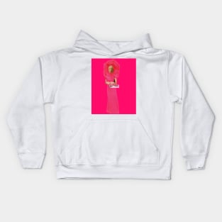 Classic Art ft. Schiaparelli Pink - What does this remind you of? Kids Hoodie